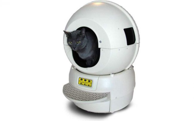 “猫用自动坐便器”